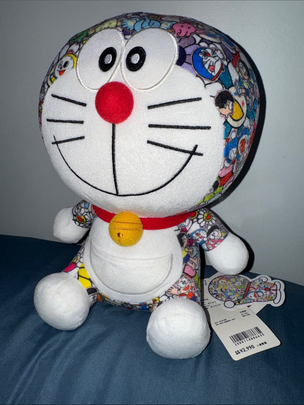 Uniqlo Takashi Murakami x Doraemon stuffed Character Plush NWT Collectible